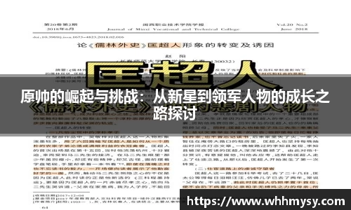 彩神vll原帅的崛起与挑战：从新星到领军人物的成长之路探讨